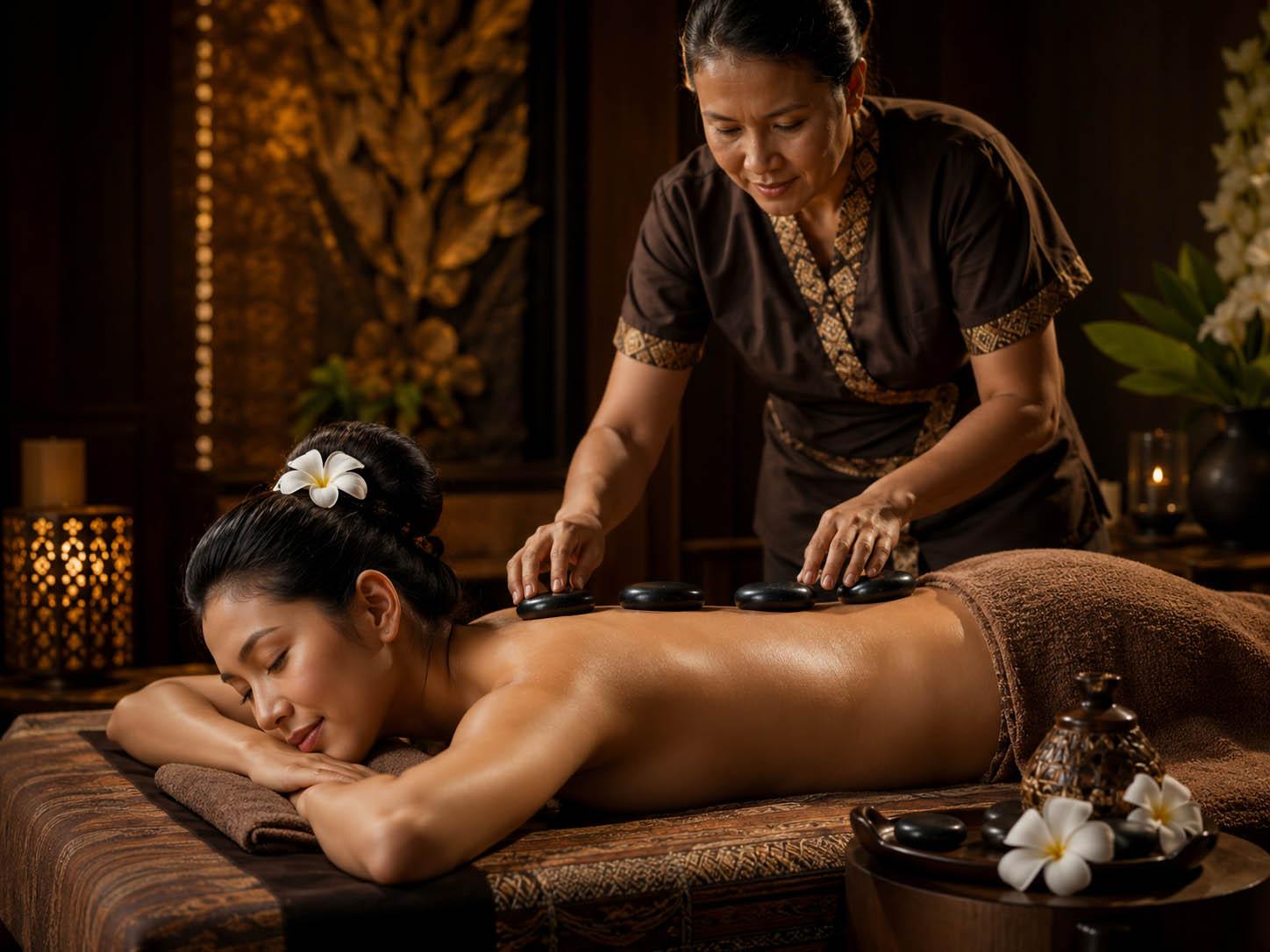 Warmsteinmassage